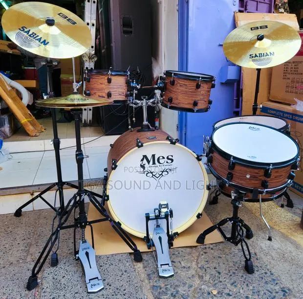 Mes Party Series 5pcs Acoustic Drum Set + Free Drum Carpet · Photo 1