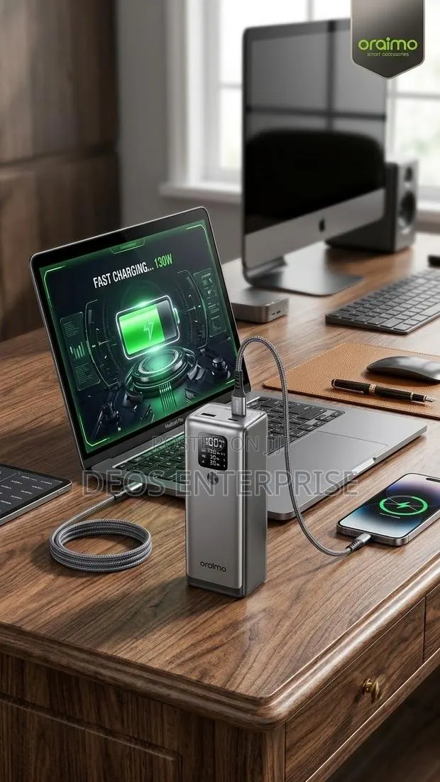 Oraimo 130W High-Speed Power Bank (For Charging Laptops Phones) · Photo 1