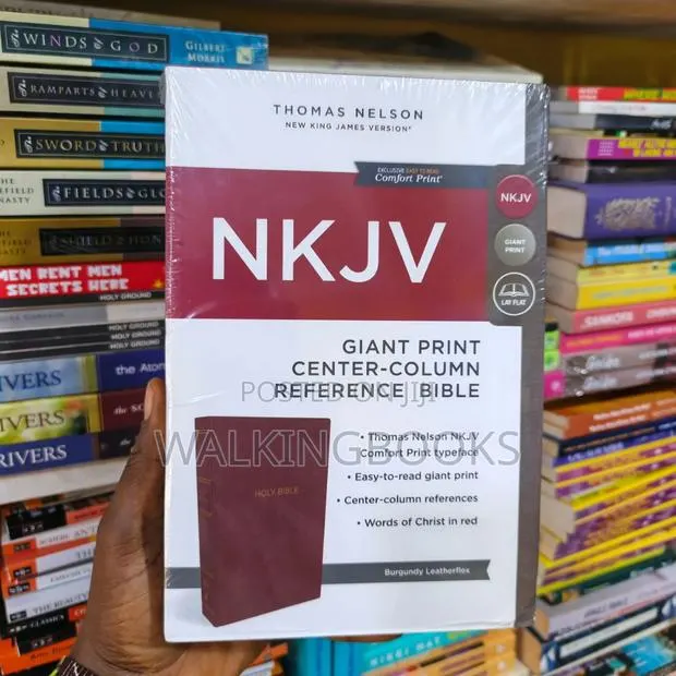 NKJV Giant Print Center - Column Reference Bible by Thomas Nelson · Photo 1