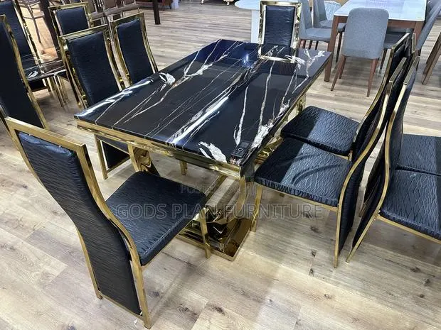 Six Seater Marble Dining Table · Photo 1