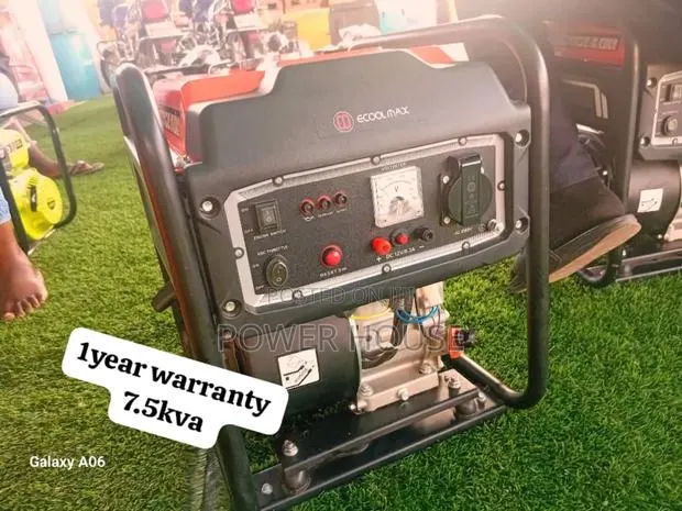 Embaconsole Ecoolmax Generator 7.5kva 8500watts 7.5kva · Photo 1