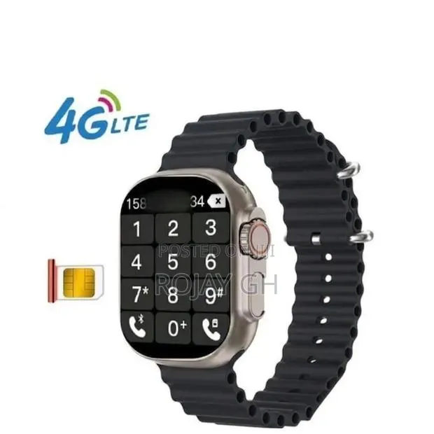 Bw9 Pro Smart Watch With Sim Card Slot - Black · Photo 1