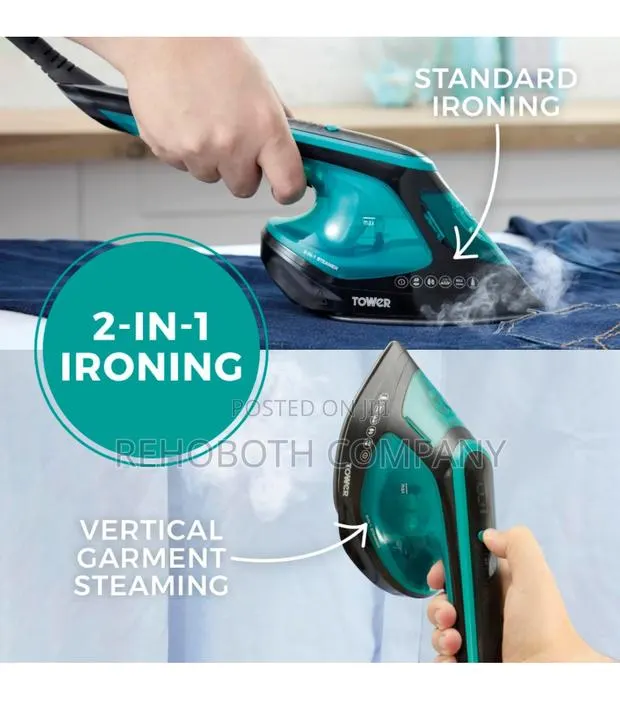 Tower Garment Steamer 1800w, 2-in-1 Steamer Iron · Photo 1