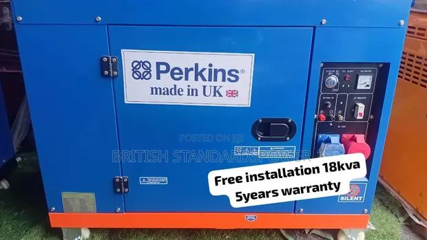 Brand New Perkins 18kVA Diesel Generator | High Performance 18kVA · Photo 1