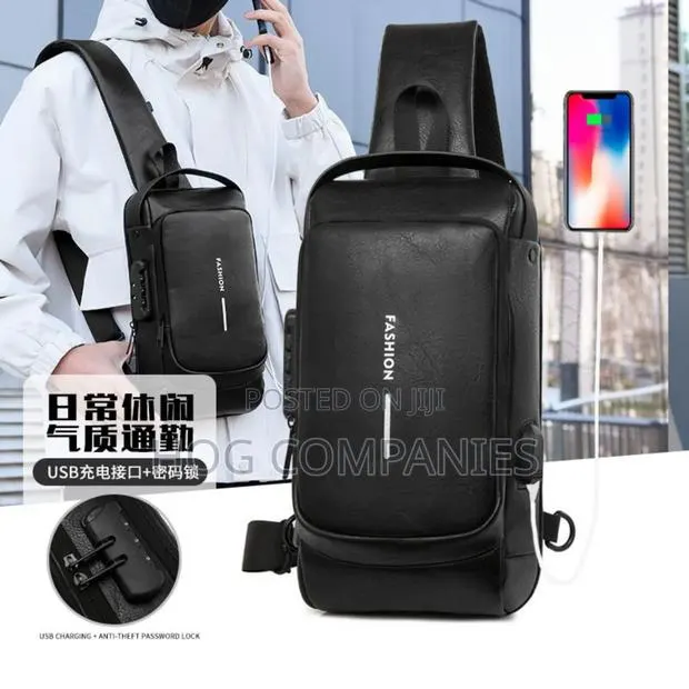 Men's Quality Leather Crossbody Side Bag Travel Shoulder Bag · Photo 1