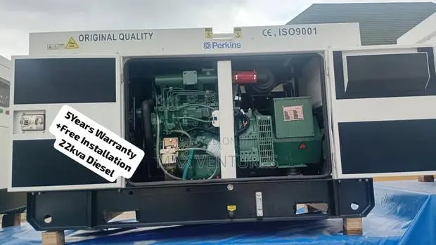 Heavy Duty Perkins 22kVA Diesel Generator Available 22kVA · Photo 1