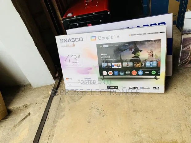 Ultra Slim Nasco 43” Frameless Smart Android Google TV (NAS-B43FBFL-G) · Photo 1