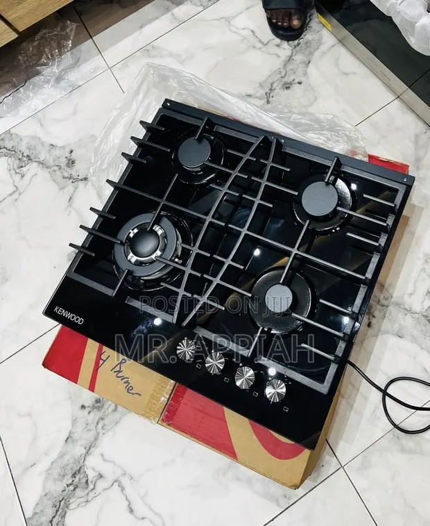 Extremely Classic Kenwood 60cm 4 Gas Hob(Black) Glass · Photo 1