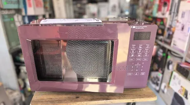 17lit Georgehome Digital Burgundy Microwave · Photo 1