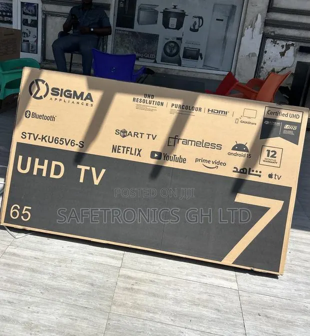Just Purchase 65 Inch Smart Android Sigma Digital Satellite Tv · Photo 1