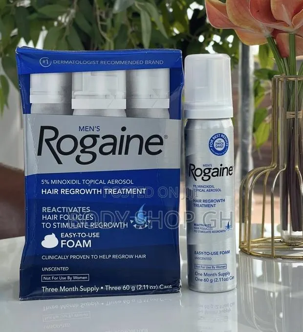 Original Rogaine Minoxidil Foam for Men / Kirkland Minoxidil Foam · Photo 1