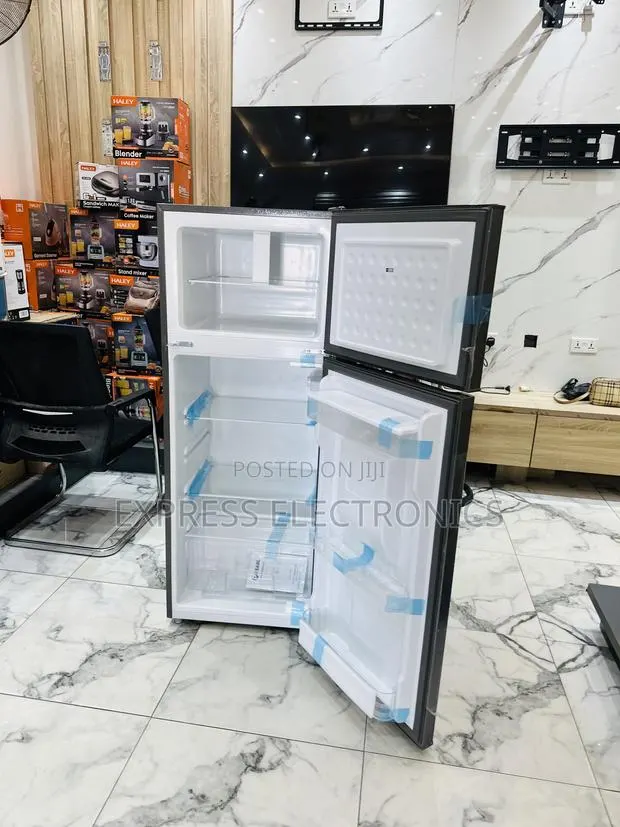 Ney Sealed in Box 208l Double Door Pearl Dark Grey With Dispenser · Photo 1