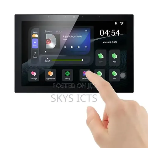 10.1" Smart Touch Control Panel Tuya Zigbee Gateway Music Intercom · Photo 1