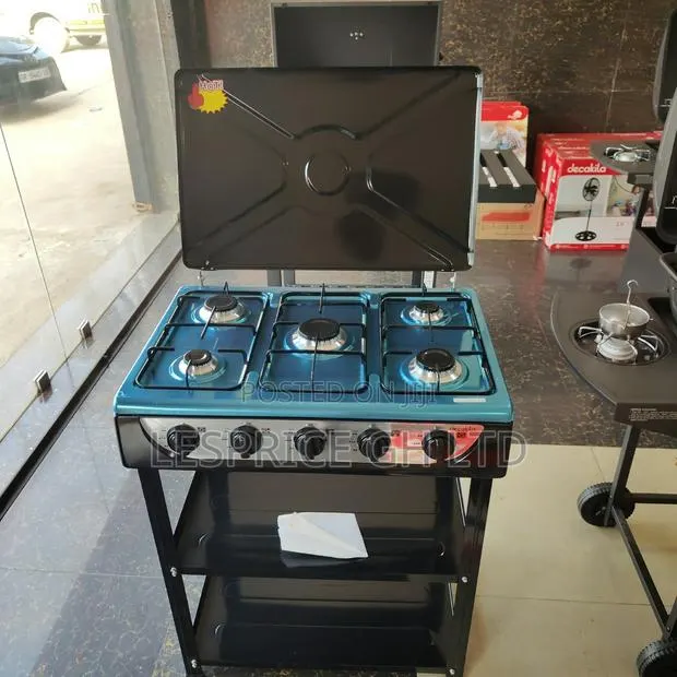 Massive Clearance Sale on Our Allnew 5 Burner Gas Stove With Shelf · Photo 1