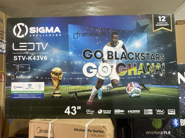 Sigma SIG-K43V6 43′′ FHD Digital Frameless Satellite TV · Photo 1
