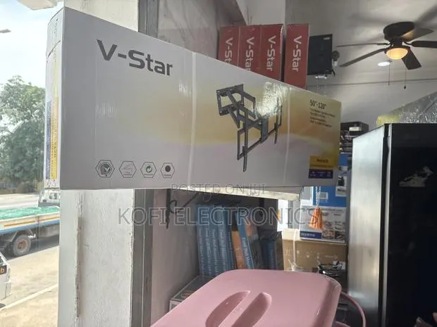V-Star Full Motion Tv Bracket S120 – For 50" to 120" Tvs: Adjustable · Photo 1