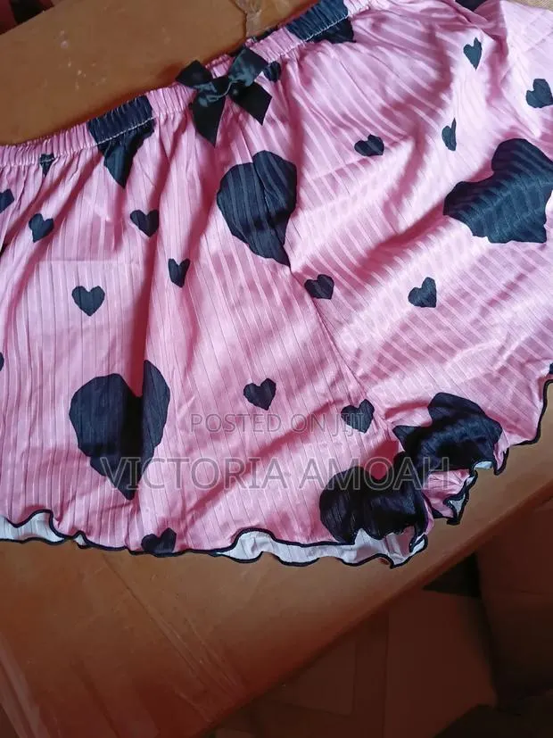 Cute Cherry Print Ribbed Pajama Set · Photo 1