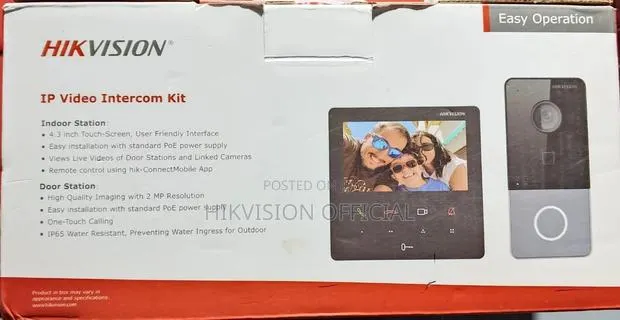 Ip Video Intercom Kit 5'' Screen-Hikvison