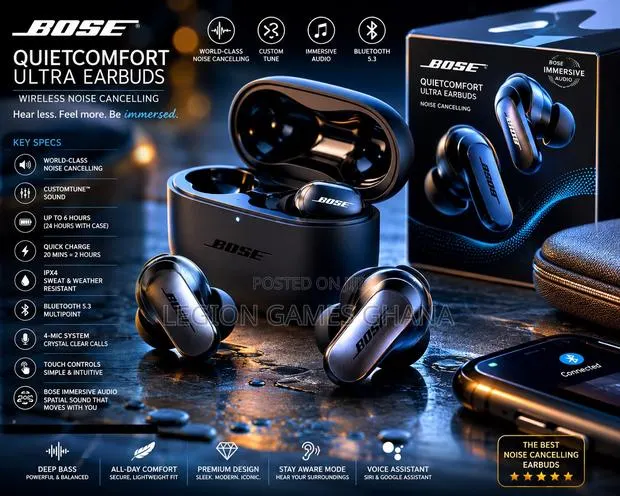 Bose Quiet Comfort Ultra Wireless Noise Cancelling Earbuds · Photo 1