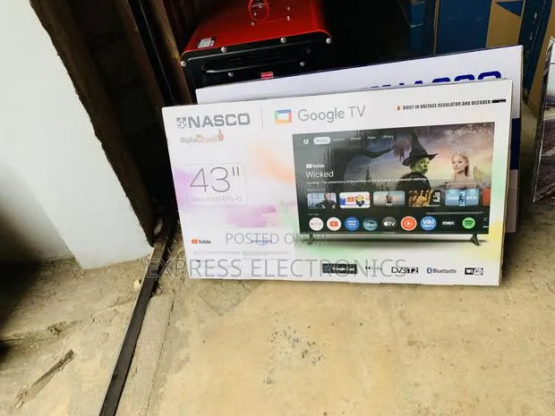 Text Us for Nasco 43" FHD Smart LED TV (NAS-J43FBFL-AND) Android TV · Photo 1