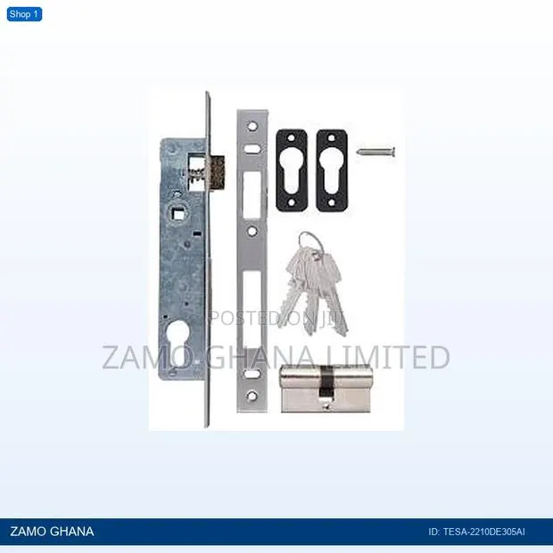 Tesa Sliding Deadlock 2210de Series (Alu Finished) - Tesa-2210de305ai · Photo 1