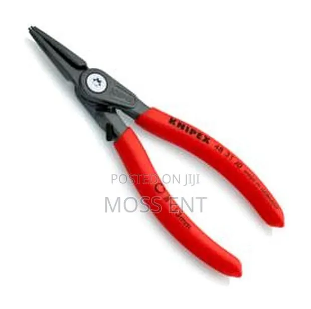 Circlip Plier Internal Precision Bore Straight 225mm Red - K-4811j3 · Photo 1