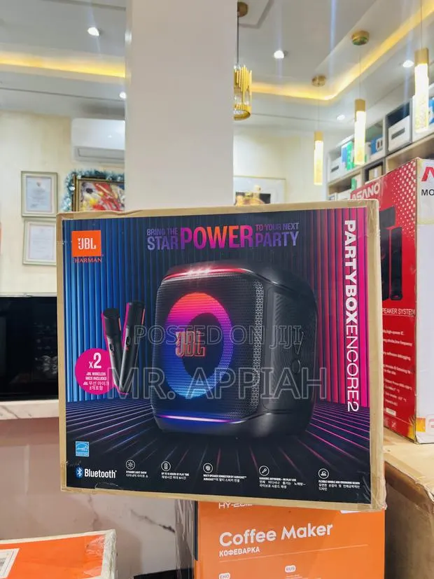Brand New JBL Partybox Encore 2 Portable Party Speaker With 2 Mic · Photo 1