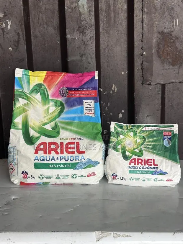 Ariel 5kg and 1.5 Kg Washing Powder – Powerful Cleaning · Photo 1