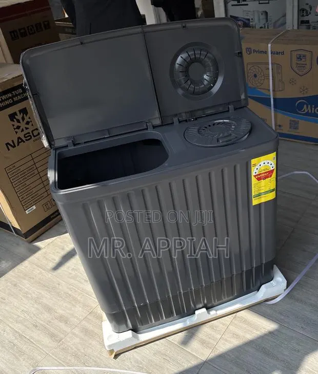 Shop Affordable Nasco 11kg Twin Tub Washing Machine(dark Gray) · Photo 1