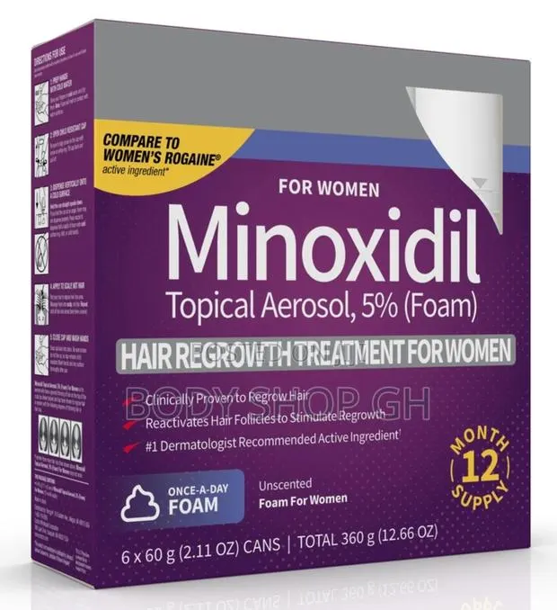 Kirkland Minoxidil Foam for Women - Hair Regrowth Treatment / Rogaine · Photo 1