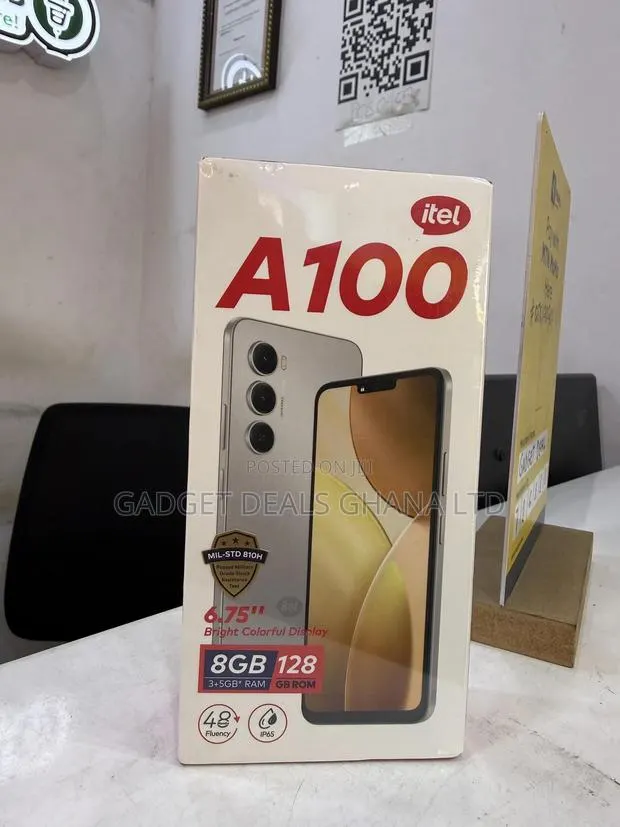 New Itel A100 128 GB Black · Photo 1
