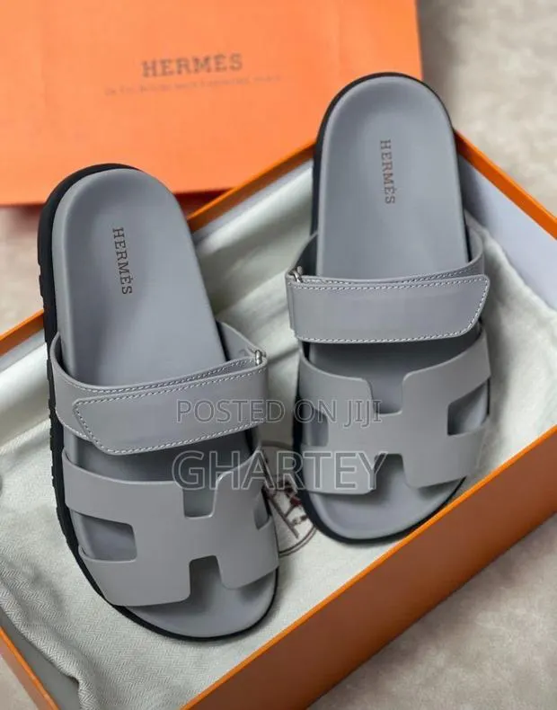 Hermes Casual Sandals for Ladies - Gray · Photo 1