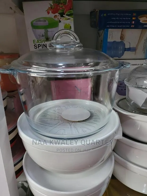 2.5 Litres Glass Cooking Bowl for Fire · Photo 1