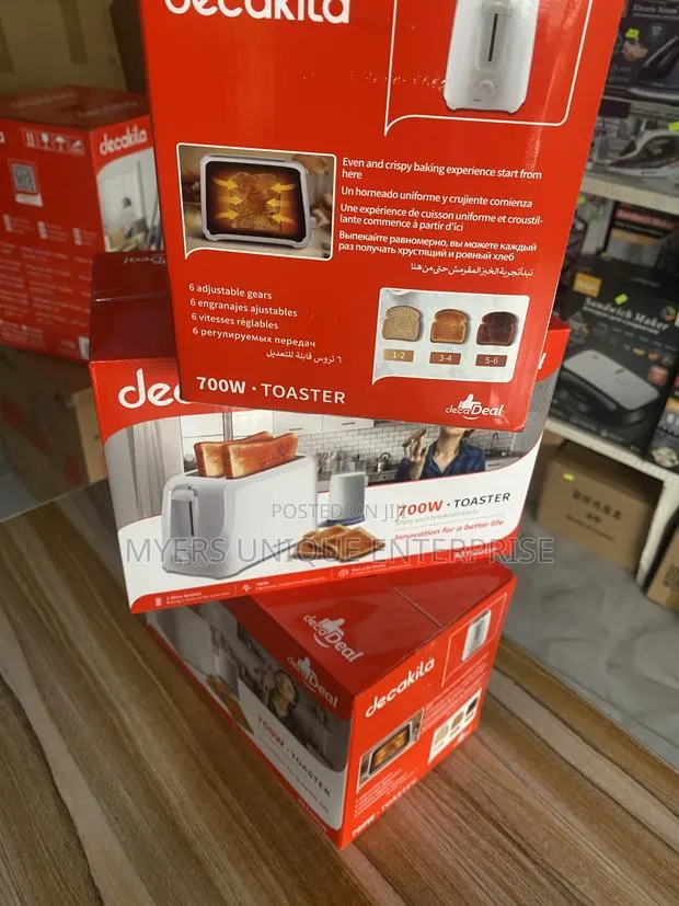 Decakila 700w 2 Slice Toaster-Toast Bread Fast · Photo 1
