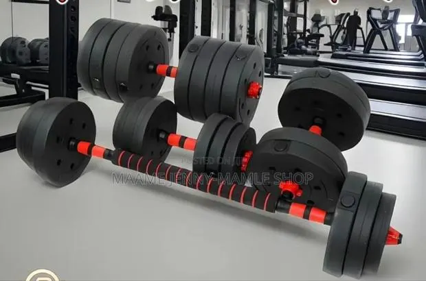 50kg Multifunctional Dumbbell and Barbell Set · Photo 1