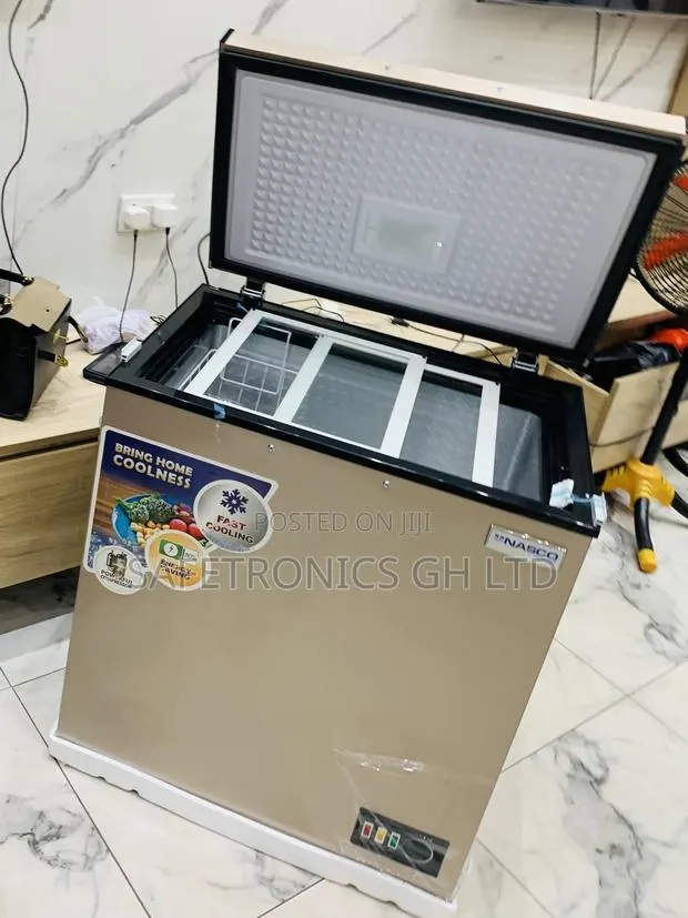 Newly Bulky Nasco Chest Freezer 150 LTRS Nas-200fl-G · Photo 1