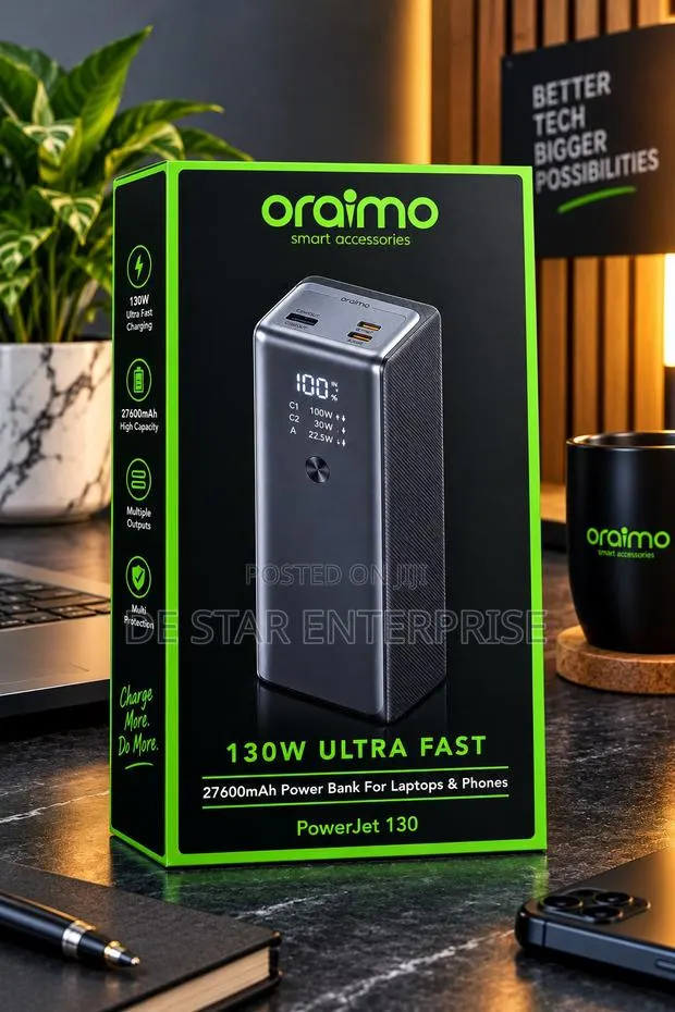 Oraimo Power Jet 130 27600mah 130w Power Bank · Photo 1