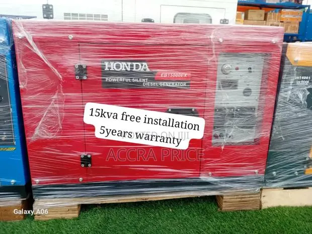 Volt Gen Honda 15kva Diesel Generator 15kva Diesel Honda · Photo 1