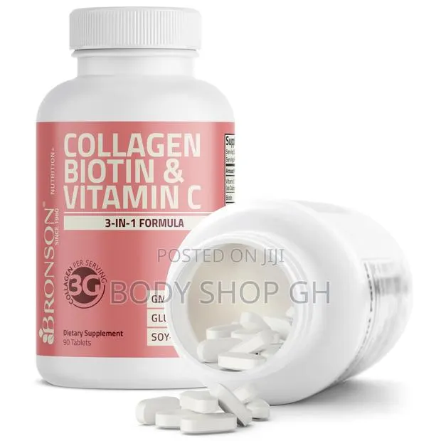 Bronson Collagen With Biotin Vitamin C - For Hair, Skin Nails · Photo 1