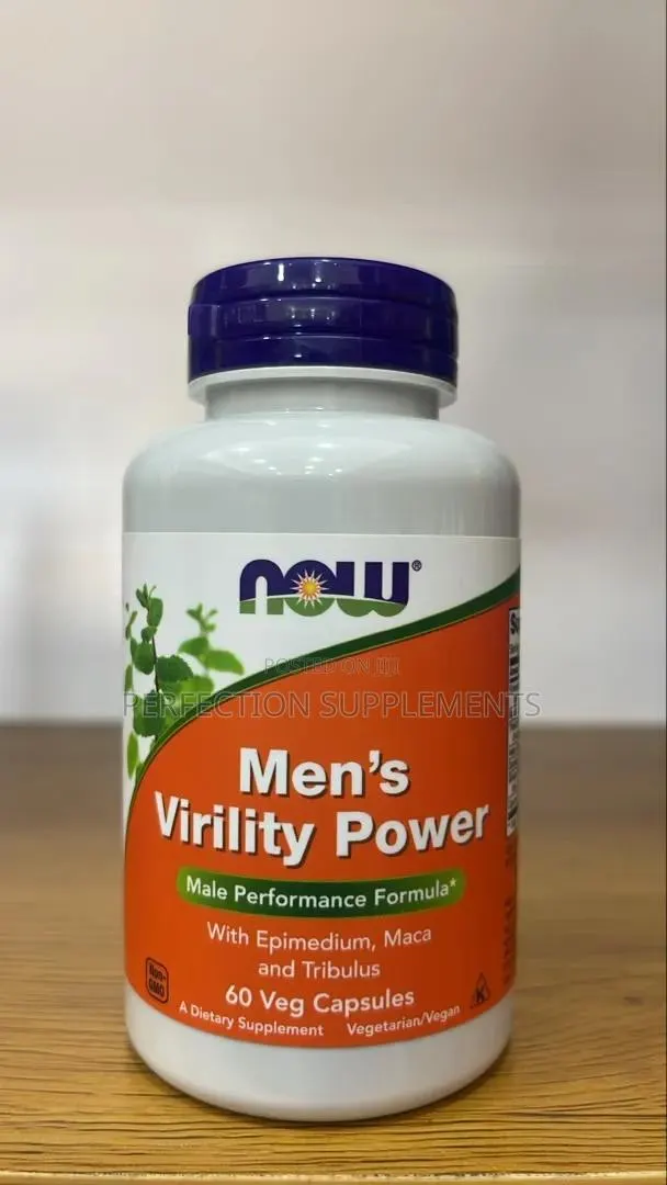 NOW Men's Virility Power Veg Capsules · Photo 1