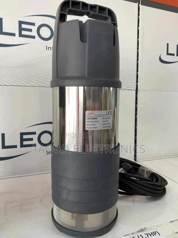 Power Output; 1.3kw 1.7hp Submersible Pump · Photo 1