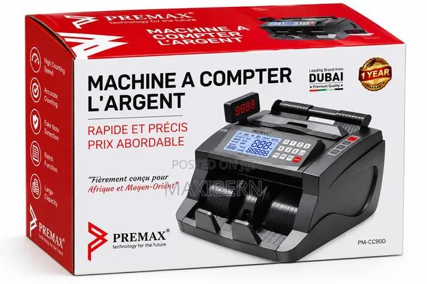 Premax PM-CC90D Money Counting Machine With Fake Detector · Photo 1
