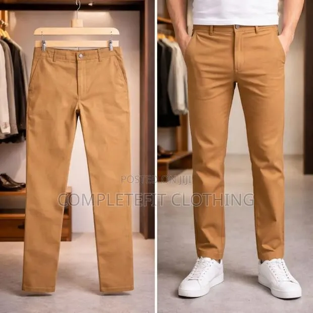 Khaki Trousers Available in Colours (Size 30_40) · Photo 1