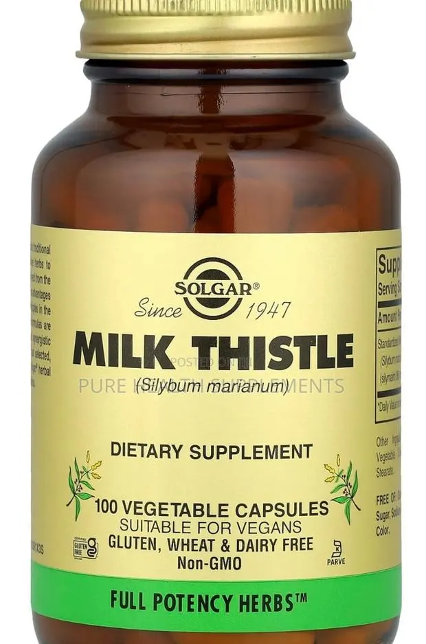 Milk Thistle 450 Mg, Liver Health, (360 Mg Silymarin), 100 Veg Caps · Photo 1