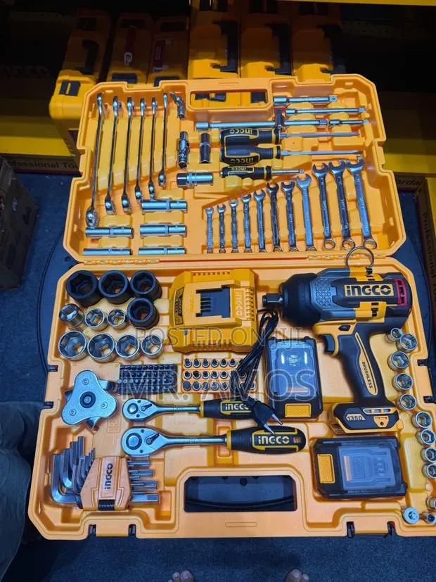 138 Pieces Tool Set With 1350Nm Impact Wrench Set - HKTHP41383 · Photo 1