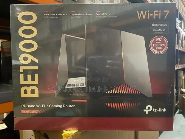TP-wLink BE19000 Tri-Band Wi-Fi 7 Gaming Router · Photo 1