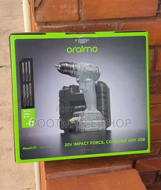 Oraimo Maxdrill (Battery Use ) With 6 Drill Bits · Photo 1