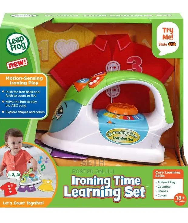 Children Kids Iron Leapfrog Ironing Time Learning Set · Photo 1