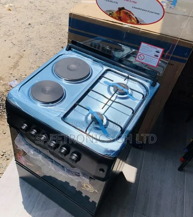 Cook Better With 2 Gas Ferre 2 Electric Black Cooker · Photo 1
