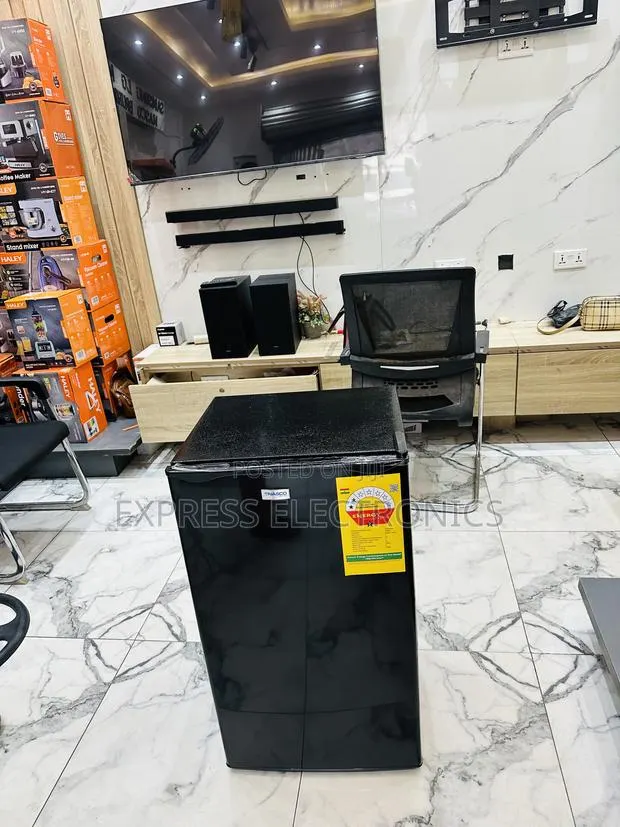 Ultra Modern Sleek Single Door Black Nasco Fridge 92l · Photo 1